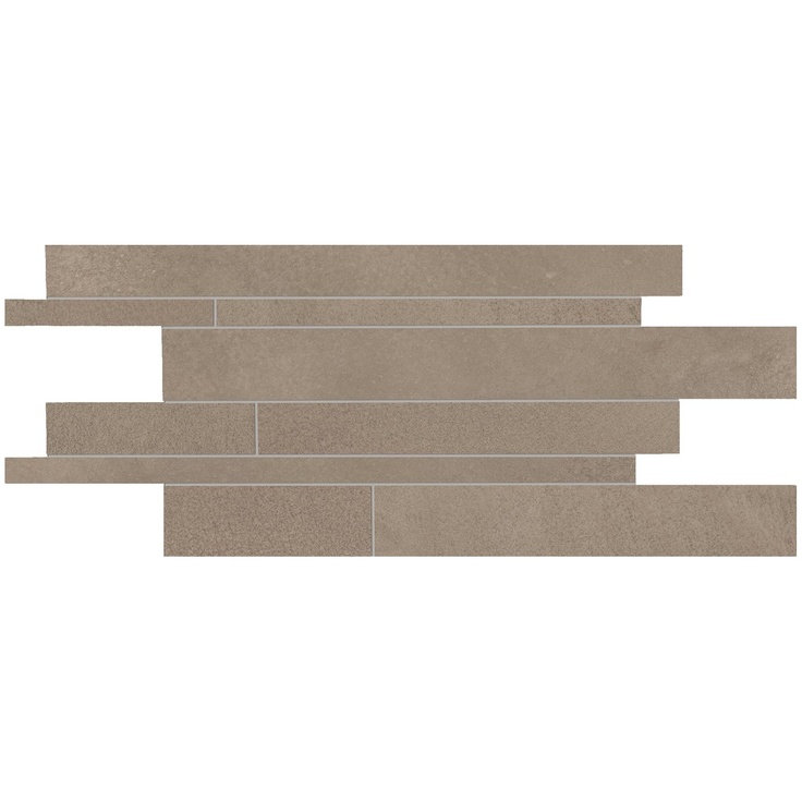 Ergon Tr3Nd EAUU Listelli Sfalsati Concrete Taupe Мозаика 30x60 см, Италия, под мозаику - фото 1