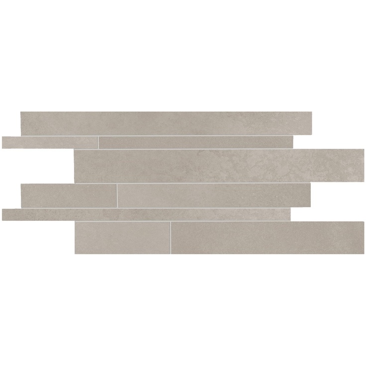 Ergon Tr3Nd EAUV Listelli Sfalsati Concrete Grey Мозаика 30x60 см, Италия, под мозаику - фото 1