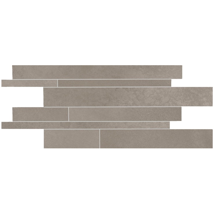Ergon Tr3Nd EAUS Listelli Sfalsati Concrete Smoke Мозаика 30x60 см, Италия, под мозаику - фото 1