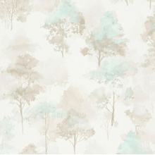 Erismann Forest Dreams ER12264-02 Растительность Виниловые обои 1005x106 см, цвет: бежевый, Германия - фото 1 - фото 1