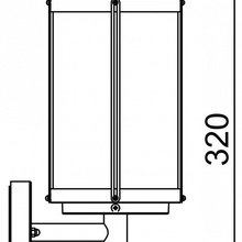 Escada 30003 30003W/03 Уличный светильник 14,8x32 см, Великобритания - фото 1 - фото 3