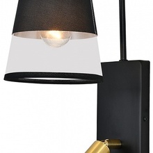 Escada 598 598/1A Black/Brass Бра 14x34 см, Великобритания - фото 1 - фото 2