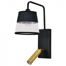Escada 598 598/1A Black/Brass Бра 14x34 см, Великобритания - фото 1 - фото 1