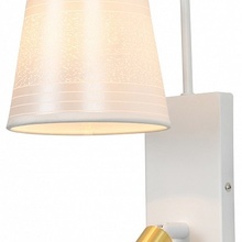 Escada 598 598/1A White/Brass Бра 14x34 см, Великобритания - фото 1 - фото 2