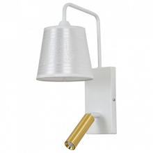 Escada 598 598/1A White/Brass Бра 14x34 см, Великобритания - фото 1 - фото 1