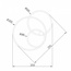 Escada Contour 10213/2LED BL Chrome Потолочный светильник 41,5x29,5x13,5 см, Великобритания - фото 3