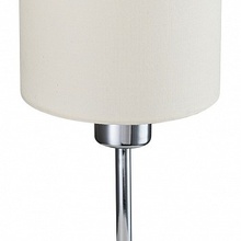 Escada Denver 1109/1 Chrome/Beige Настольная лампа декоративная Великобритания - фото 1 - фото 4