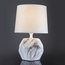 Escada Marble 10163/T White Настольная лампа декоративная Великобритания - фото 3 Escada Marble 10163/T White Настольная лампа декоративная Великобритания - фото 3