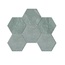 Estima Luna LN02/TE02 Grey Hexagon Неполированная Мозаика 25x28,5 см, Россия, под мозаику - фото 1