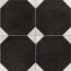 Etili Seramik Patchwork Rimini Black Pre-Cut Керамогранит 45x45 см, Турция, под камень  - фото 1