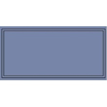 Etruria Art Deco Vector Frame A China Blue Декор 12,5x25 см, Италия, под камень  - фото 1 - фото 1