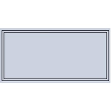 Etruria Art Deco Vector Frame A Light Blue Декор 12,5x25 см, Италия, под камень  - фото 1 - фото 1