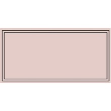 Etruria Art Deco Vector Frame A Light Pink Декор 12,5x25 см, Италия, под камень  - фото 1 - фото 1