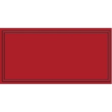 Etruria Art Deco Vector Frame A Red Декор 12,5x25 см, Италия, под камень  - фото 1 - фото 1