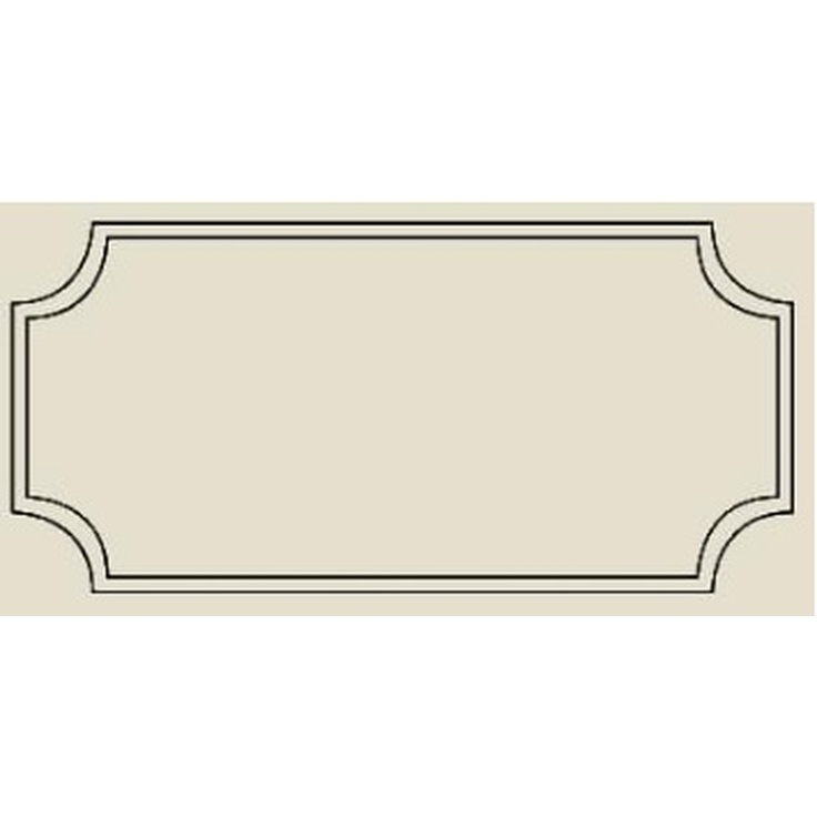 Etruria Art Deco Vector Frame B Beige Декор 12,5x25 см, Италия, под камень - фото 1 Etruria Art Deco Vector Frame B Beige Декор 12,5x25 см, Италия, под камень - фото 1
