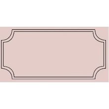 Etruria Art Deco Vector Frame B Light Pink Декор 12,5x25 см, Италия, под камень  - фото 1 - фото 1