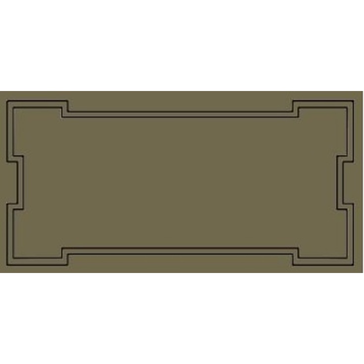 Etruria Art Deco Vector Frame C Asparagus Декор 12,5x25 см, Италия, под камень - фото 1 Etruria Art Deco Vector Frame C Asparagus Декор 12,5x25 см, Италия, под камень - фото 1