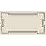 Etruria Art Deco Vector Frame C Beige Декор 12,5x25 см, Италия, под камень  - фото 1