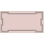 Etruria Art Deco Vector Frame C Light Pink Декор 12,5x25 см, Италия, под камень  - фото 1