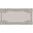 Etruria Art Deco Vector Frame E Silver Gray Декор 12,5x25 см, Италия, под камень  - фото 1