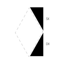 Etruria Concetto Spaziale Triangolo Piano Dx Dark Настенная плитка 5,4x12,9 см, Италия, под камень  - фото 1 - фото 1