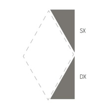 Etruria Concetto Spaziale Triangolo Piano Dx Slate Gray Настенная плитка 5,4x12,9 см, Италия, под камень  - фото 1 - фото 1