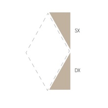 Etruria Concetto Spaziale Triangolo Piano Sx Kaki Настенная плитка 5,4x12,9 см, Италия, под камень  - фото 1 - фото 1