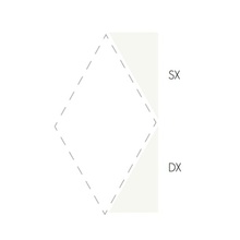 Etruria Concetto Spaziale Triangolo Piano Sx White Настенная плитка 5,4x12,9 см, Италия, под камень  - фото 1 - фото 1