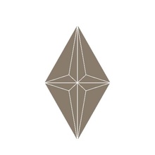 Etruria Concetto Spaziale Rombo Deep Chestnut Настенная плитка 13x22,2 см, Италия, под камень  - фото 1 - фото 1