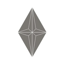 Etruria Concetto Spaziale Rombo Slate Gray Настенная плитка 13x22,2 см, Италия, под камень  - фото 1 - фото 1