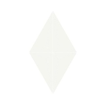 Etruria Concetto Spaziale Rombo White Настенная плитка 13x22,2 см, Италия, под камень  - фото 1 - фото 1