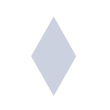 Etruria Concetto Spaziale Rombo Piano Light Blue Настенная плитка 13x22,2 см, Италия, под камень  - фото 1 - фото 1