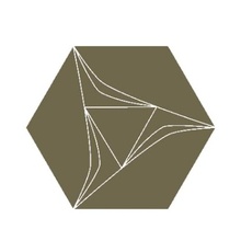 Etruria Concetto Spaziale Esagono Asparagus Декор 16x18,5 см, Италия, под камень  - фото 1 - фото 1