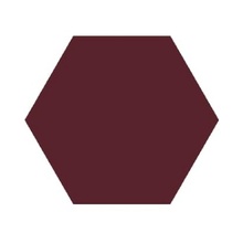 Etruria Concetto Spaziale Esagono Piano Burgundy Настенная плитка 16x18,5 см, Италия, под камень  - фото 1 - фото 1