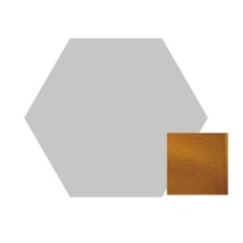 Etruria Concetto Spaziale Esagono Piano Caramel Craquee Настенная плитка 16x18,5 см, Италия, под камень  - фото 1 - фото 1