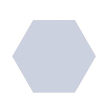 Etruria Concetto Spaziale Esagono Piano Light Blue Настенная плитка 16x18,5 см, Италия, под камень  - фото 1 - фото 1