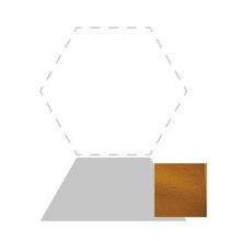 Etruria Concetto Spaziale Trapezio Piano Caramel Craquee Настенная плитка 7,9x18,5 см, Италия, под камень  - фото 1 - фото 1