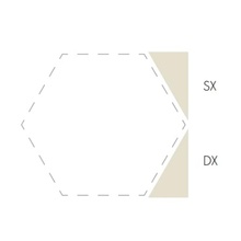 Etruria Concetto Spaziale Triangolo Piano Dx 9.3 Beige Настенная плитка 4x9,3 см, Италия, под камень  - фото 1 - фото 1