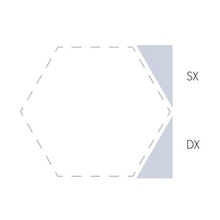 Etruria Concetto Spaziale Triangolo Piano Dx 9.3 Light Blue Настенная плитка 4x9,3 см, Италия, под камень  - фото 1 - фото 1