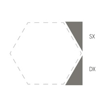 Etruria Concetto Spaziale Triangolo Piano Dx 9.3 Slate Gray Настенная плитка 4x9,3 см, Италия, под камень  - фото 1 - фото 1