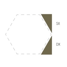 Etruria Concetto Spaziale Triangolo Piano Sx 9.3 Asparagus Настенная плитка 4x9,3 см, Италия, под камень  - фото 1 - фото 1