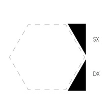 Etruria Concetto Spaziale Triangolo Piano Sx 9.3 Dark Настенная плитка 4x9,3 см, Италия, под камень  - фото 1 - фото 1