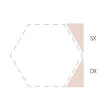 Etruria Concetto Spaziale Triangolo Piano Sx 9.3 Light Pink Настенная плитка 4x9,3 см, Италия, под камень  - фото 1 - фото 1