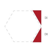 Etruria Concetto Spaziale Triangolo Piano Sx 9.3 Red Настенная плитка 4x9,3 см, Италия, под камень  - фото 1 - фото 1