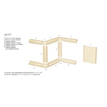 Etruria Victoria Sguscio Angolo Esterno Emerald Green Craquele Спец. Элемент 4x15 см, Италия, под камень  - фото 1 - фото 1
