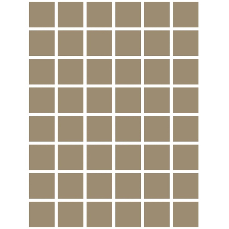 Etruria XXS Quadrato Monocolore Tortora Мозаика 31x41 см, Италия, под мозаику - фото 1
