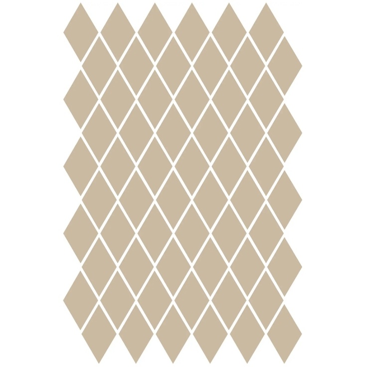 Etruria XXS Rombo 4x7 Monocolore Avorio Мозаика 28x40 см, Италия, под мозаику - фото 1