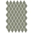Etruria XXS Rombo 4x7 Monocolore Oliva Мозаика 28x40 см, Италия, под мозаику - фото 1