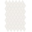 Etruria XXS Rombo 4x7 Monocolore Super Bianco Мозаика 28x40 см, Италия, под мозаику - фото 1