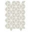 Etruria XXS Rombo E 4x7 Monocolore Bianco Мозаика 27x40 см, Италия, под мозаику - фото 1